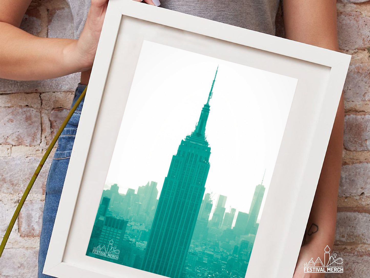 New York City Print - wall hanging home decor gift -  A4 A3 A2  - Festival Merch