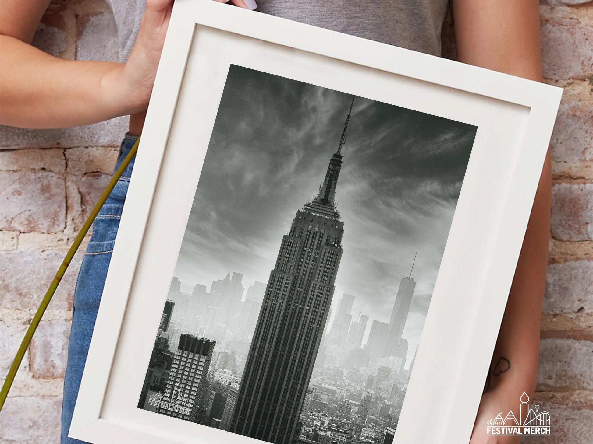 New York City Print - wall hanging home decor gift - A4 A3 A2 - Festival Merch