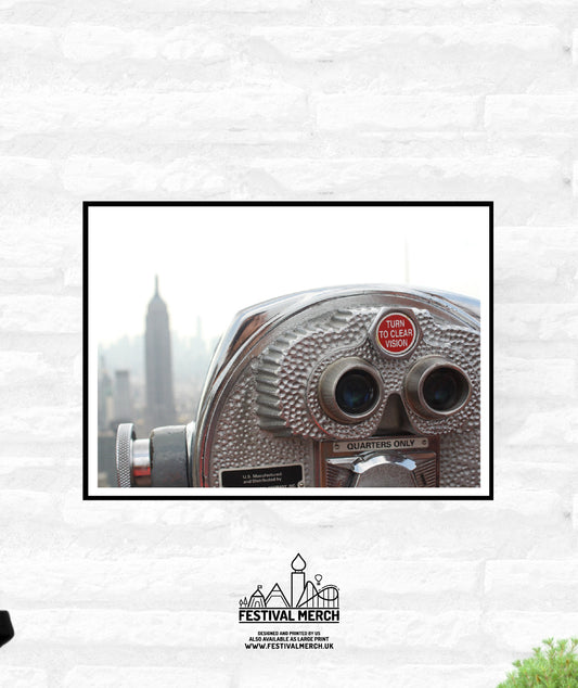 New York City Print - wall hanging home decor gift -  A4 A3 A2  - Festival Merch