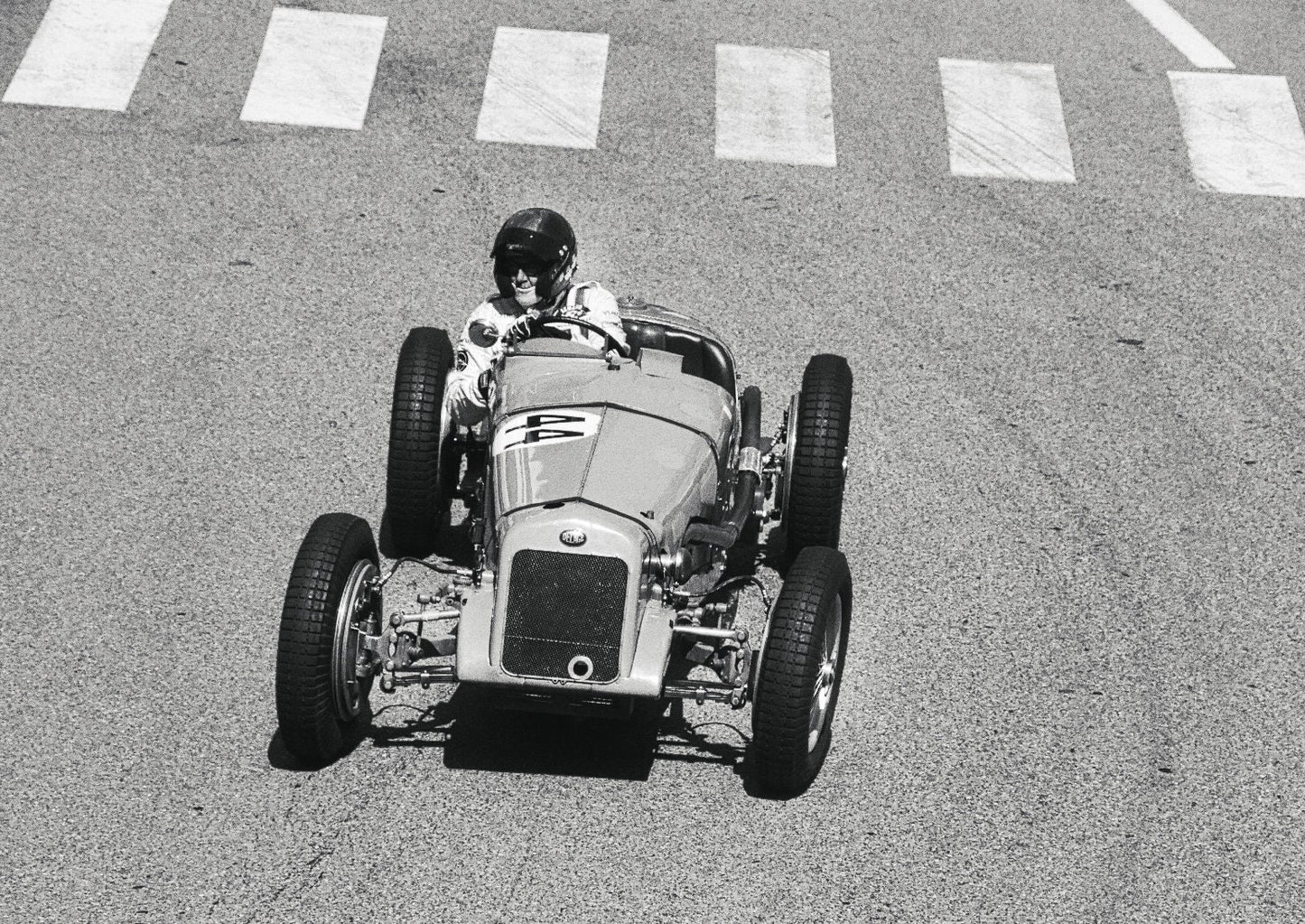 Monaco Race Circuit Print - Grand Prix Historique - Black and White Photograph - Living room office home decor  - A4 A3 A2  - Festival Merch