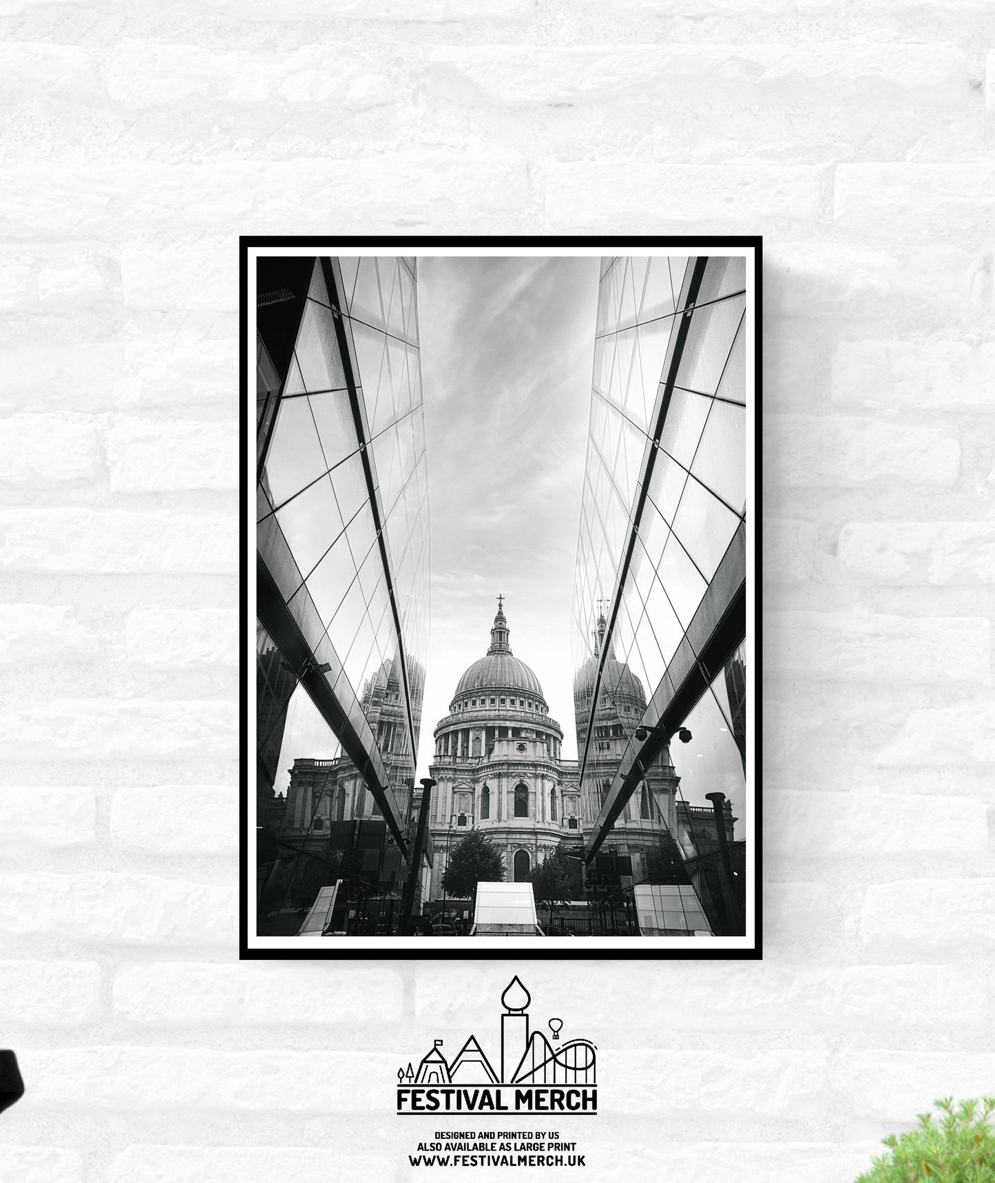 7 Unique Prints St Pauls Cathedral London Premium Print - Living room home decor  - A4 A3 A2  - Festival Merch