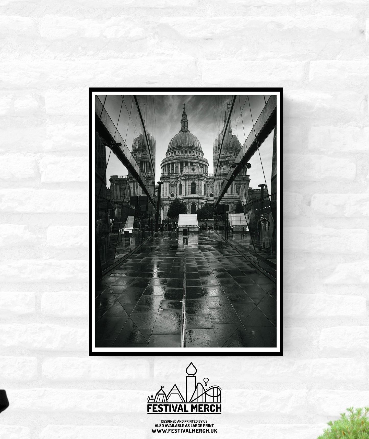 7 Unique Prints St Pauls Cathedral London Premium Print - Living room home decor  - A4 A3 A2  - Festival Merch
