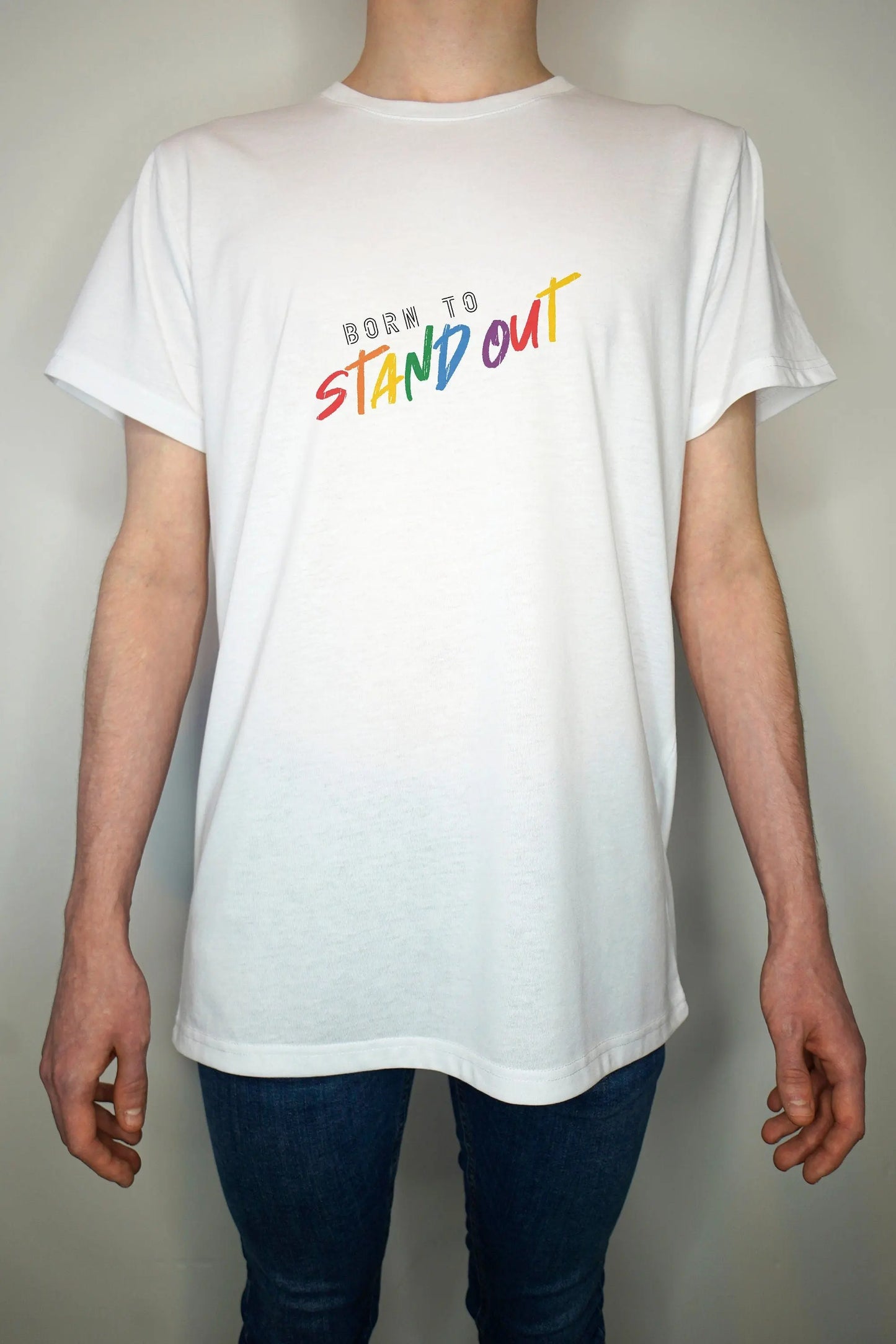 Born to stand out - 80s retro memphis art pride - Premium Quality Summer Light weight 65/35 Polyester Cotton