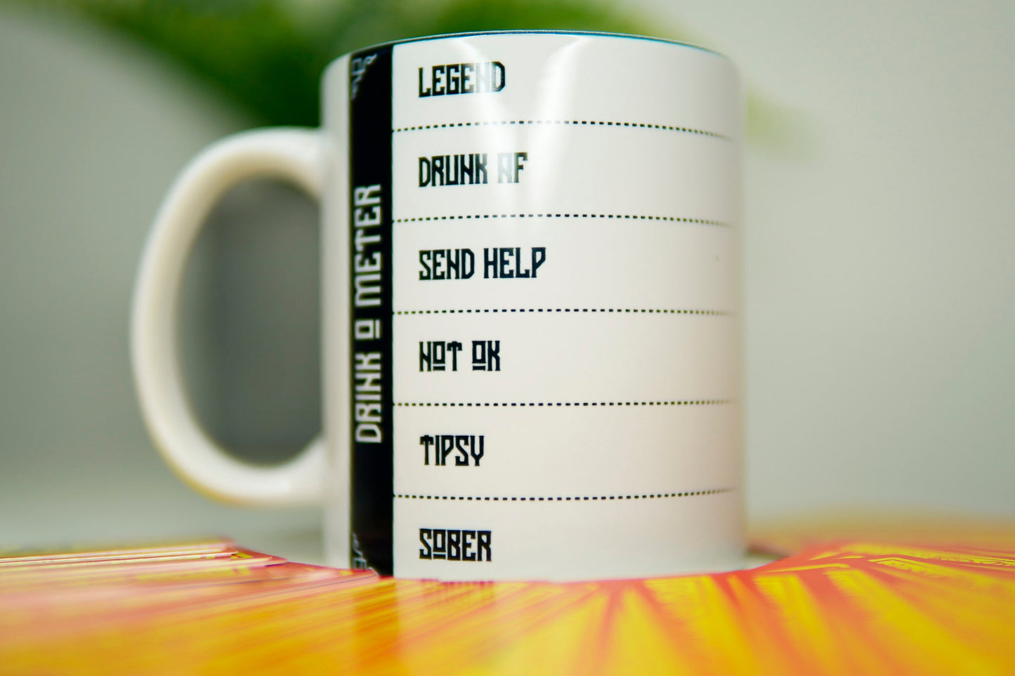 Ring of Fire Game Mug (Unofficial) 11oz Kings Cup - Freshers week University student gift Card Drinking game playing cards - Festival Merch