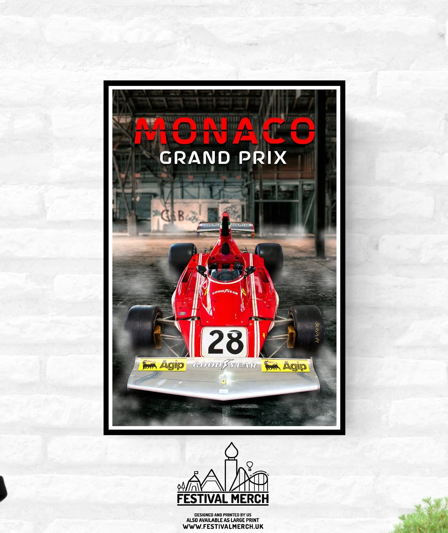 Monaco Race Circuit Print - Monaco Poster - Living room wall art - office home decor - A4 A3 A2 - Grand Prix Historique - Festival Merch