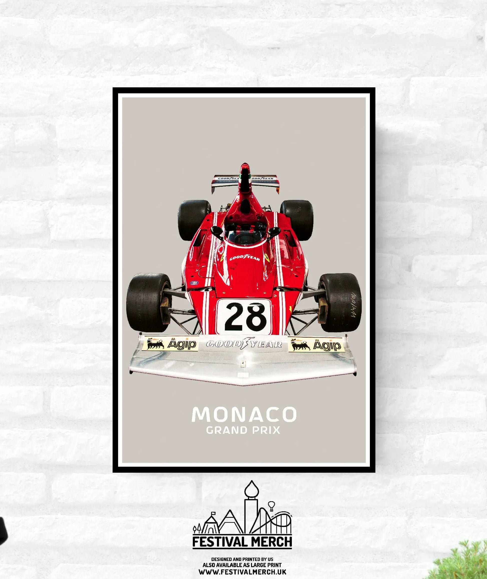 Monaco Race Circuit Print - Monaco Poster - Living room wall art - office home decor - Grand Prix Historique - A4 A3 A - Festival Merch