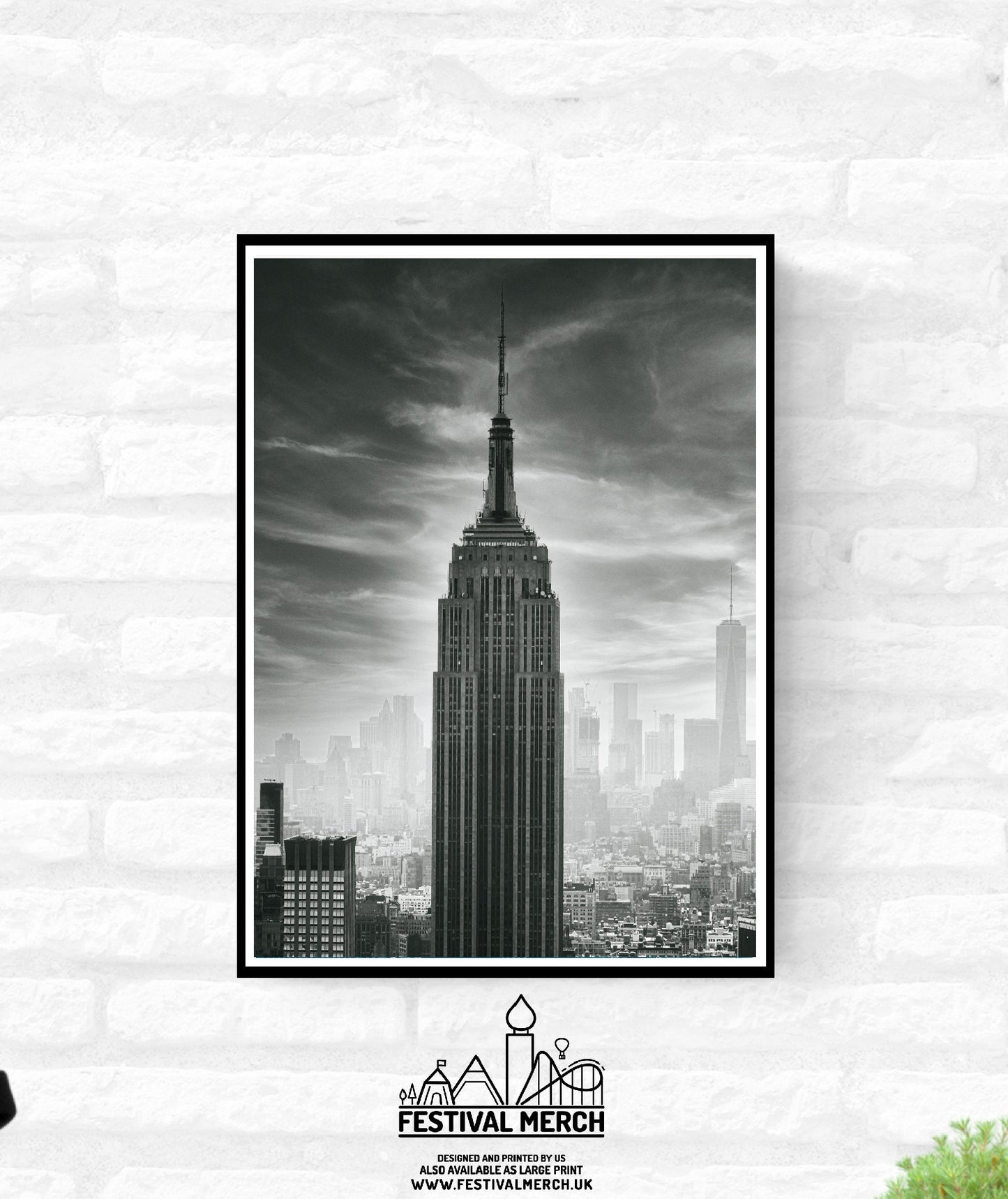 New York City Print - wall hanging home decor gift -  A4 A3 A2  - Festival Merch