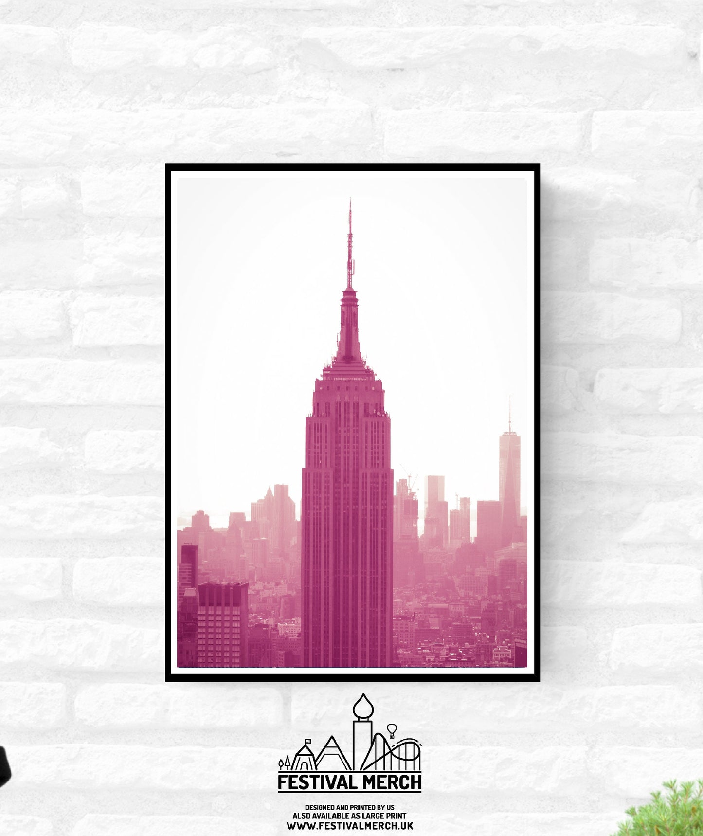 New York City Print - wall hanging home decor gift -  A4 A3 A2  - Festival Merch