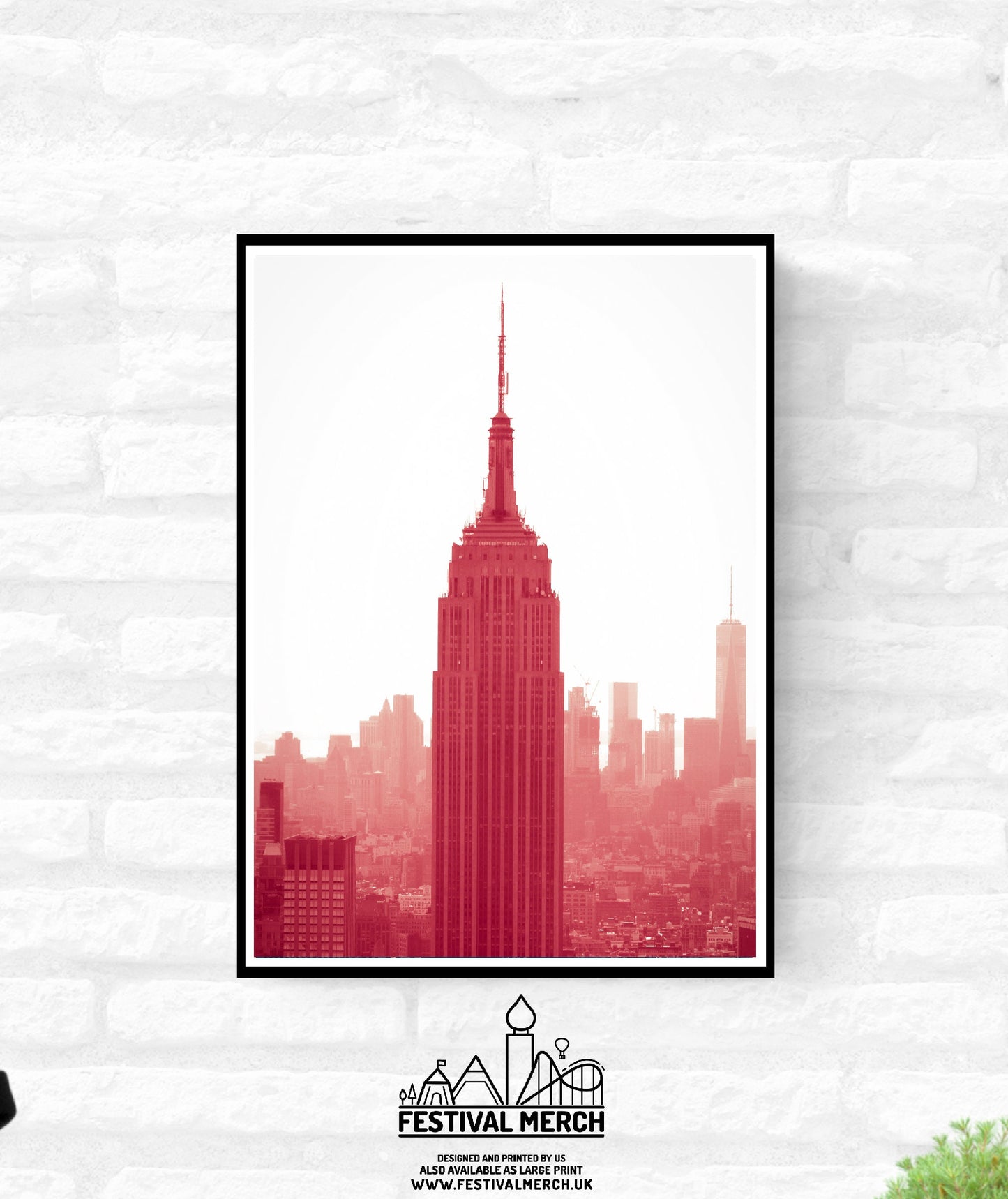New York City Print - wall hanging home decor gift -  A4 A3 A2  - Festival Merch