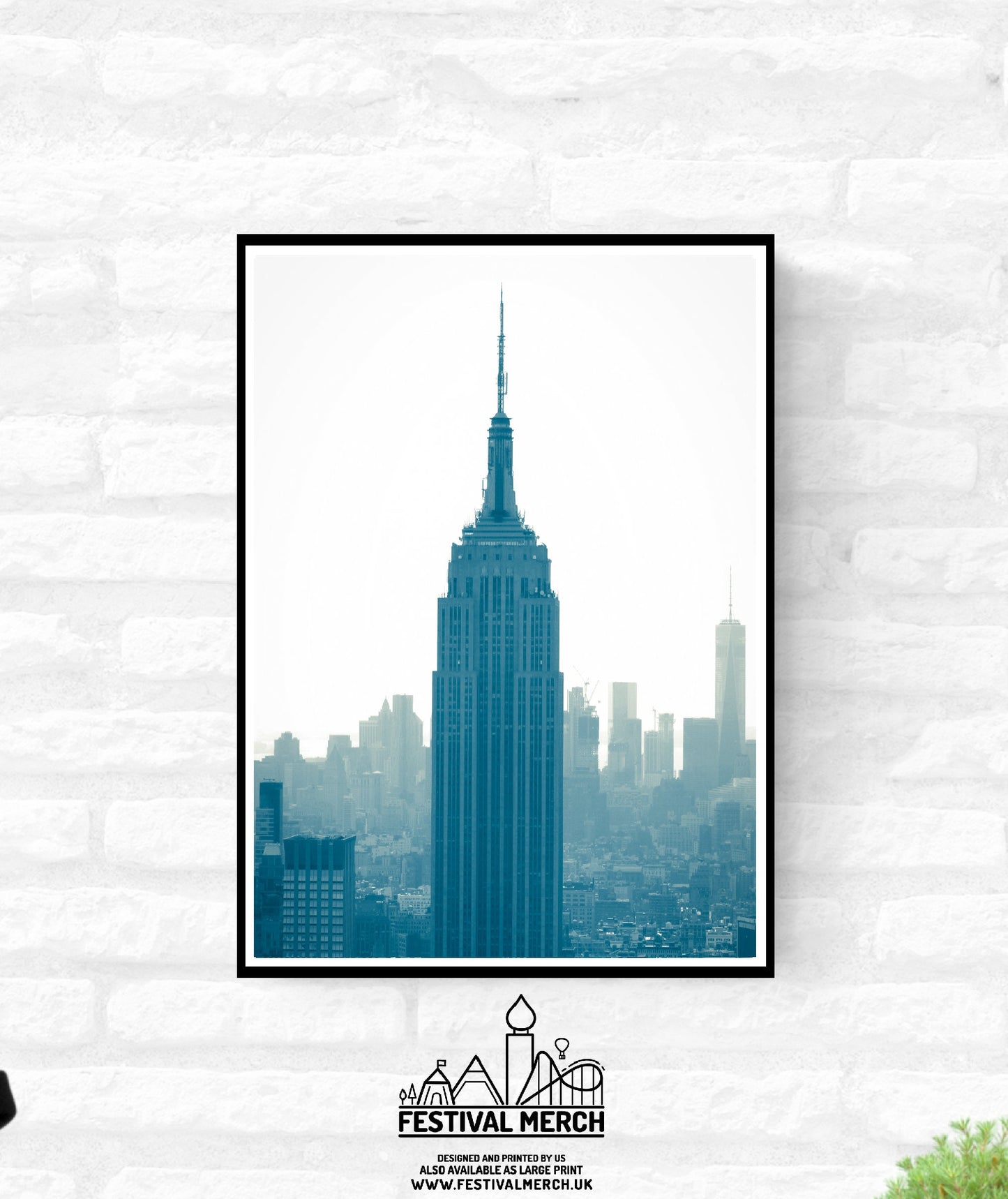 New York City Print - wall hanging home decor gift -  A4 A3 A2  - Festival Merch