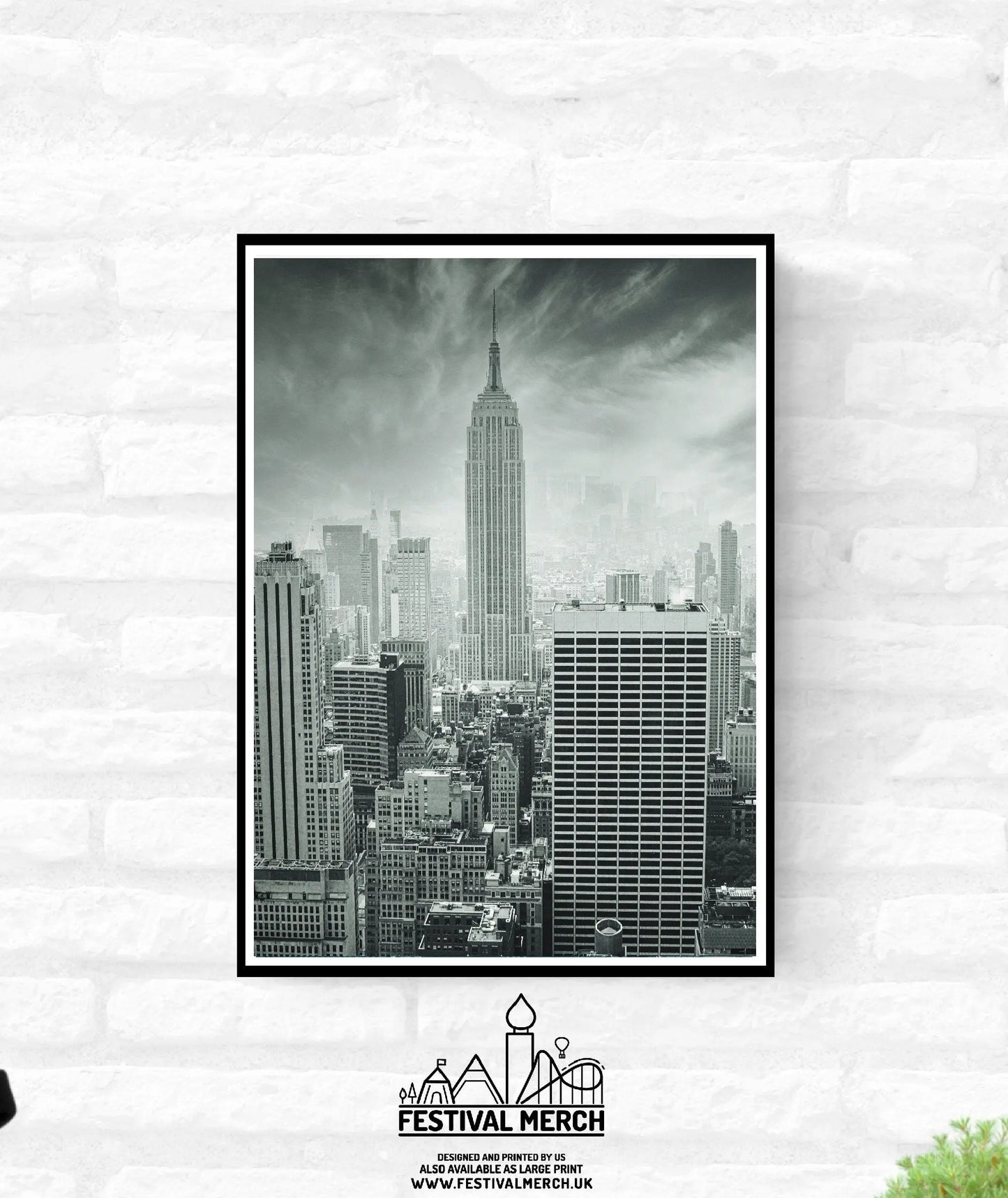 New York City Print - wall hanging home decor gift - A4 A3 A2 - Festival Merch