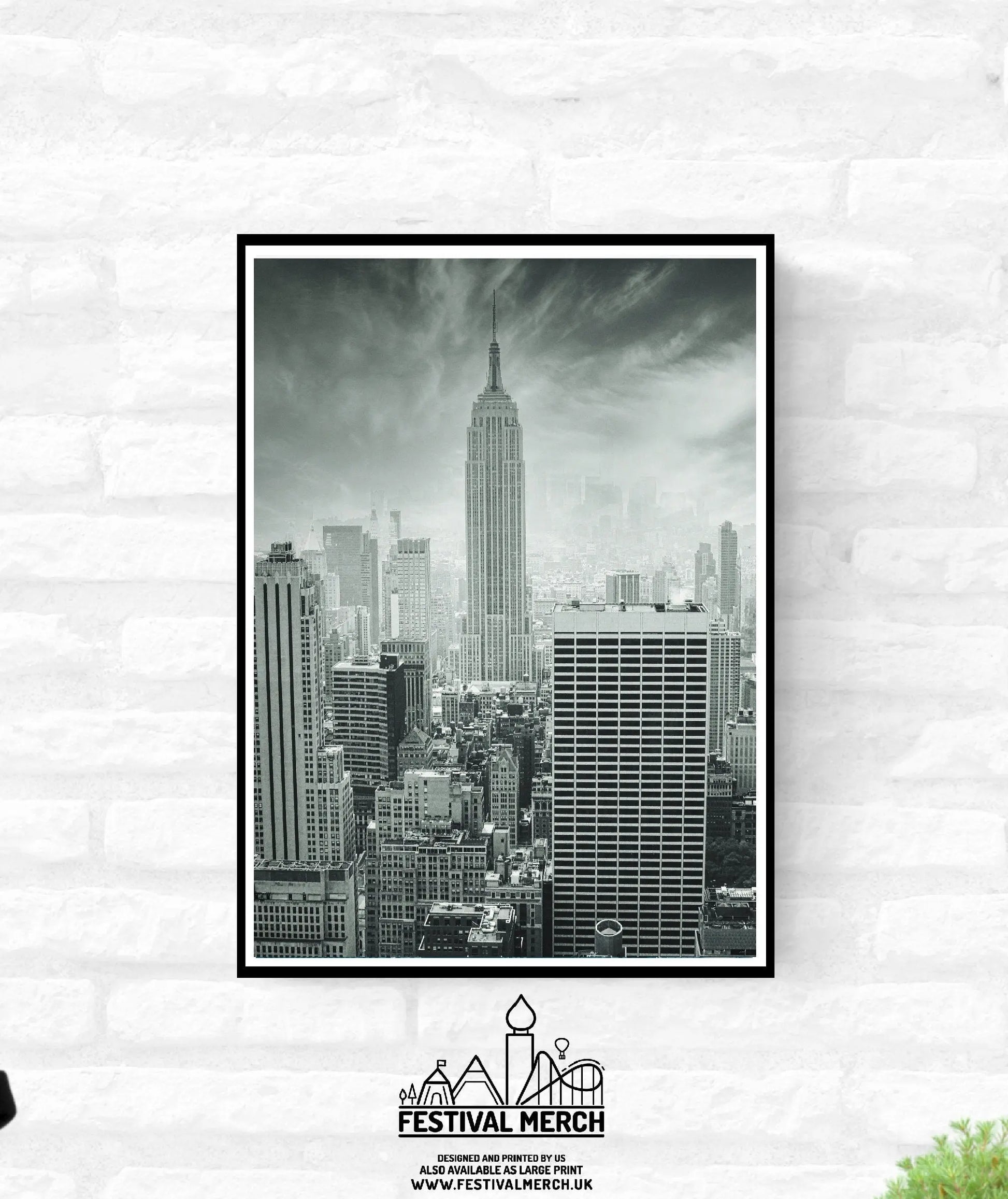 New York City Print - wall hanging home decor gift - A4 A3 A2 - Festival Merch