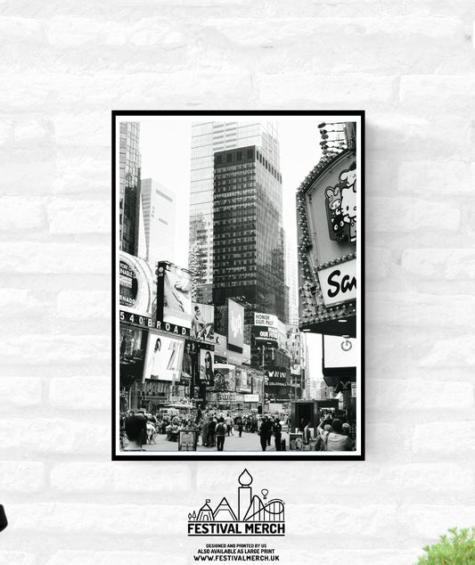 New York City Print - wall hanging home decor gift -  A4 A3 A2  - Festival Merch