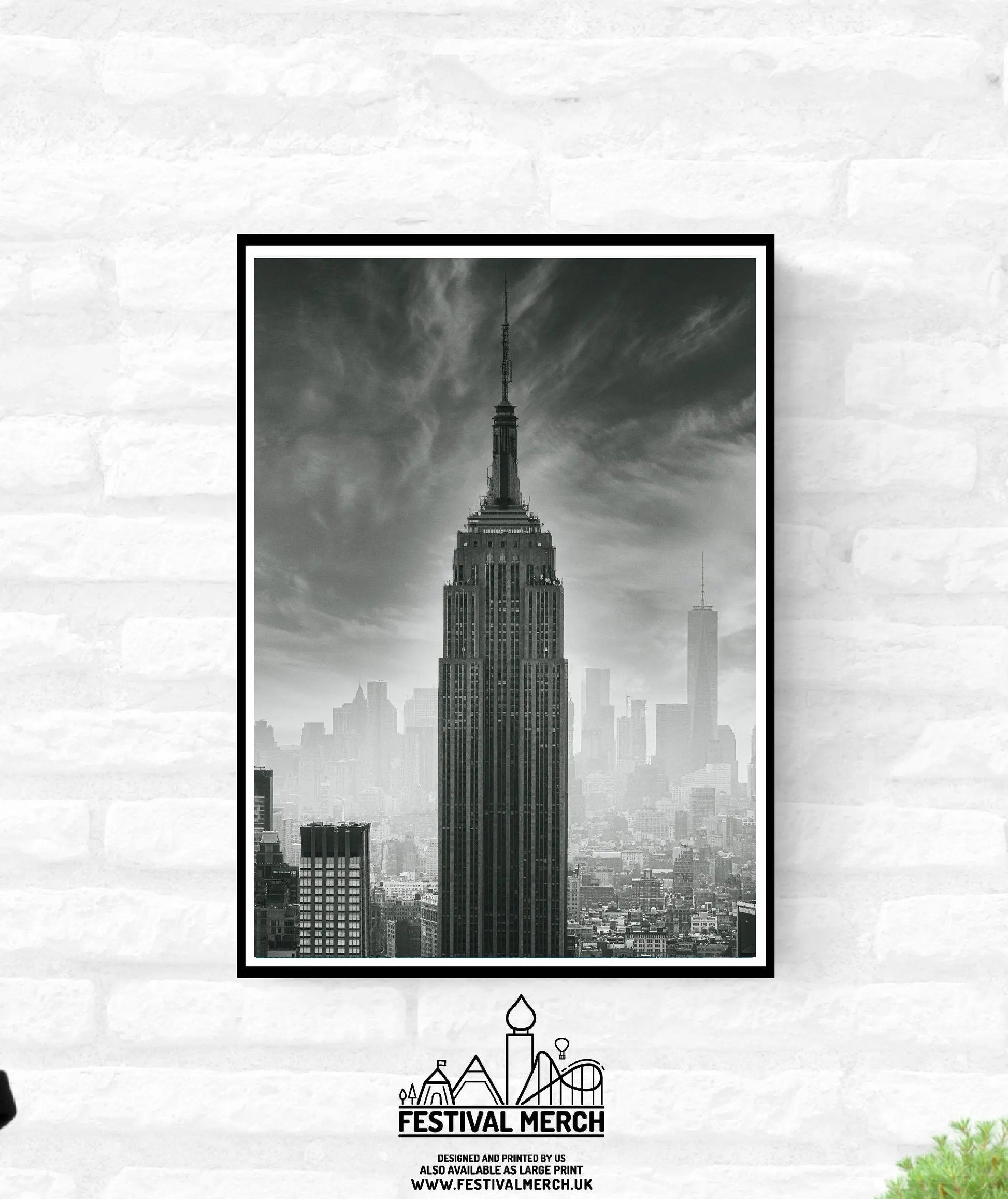New York City Print - wall hanging home decor gift - A4 A3 A2 - Festival Merch