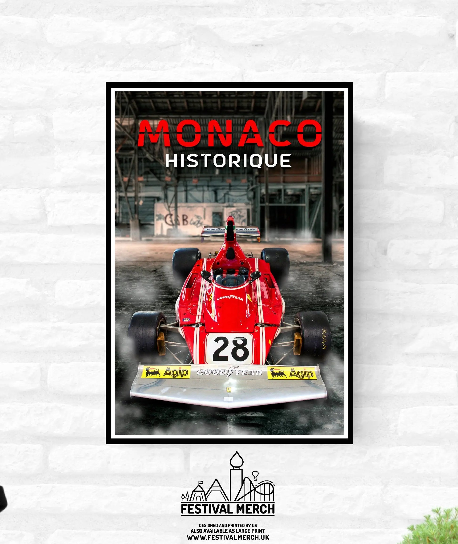 Monaco Race Circuit Print - Monaco Poster - Living room wall art - office home decor - A4 A3 A2 - Grand Prix Historique - Festival Merch