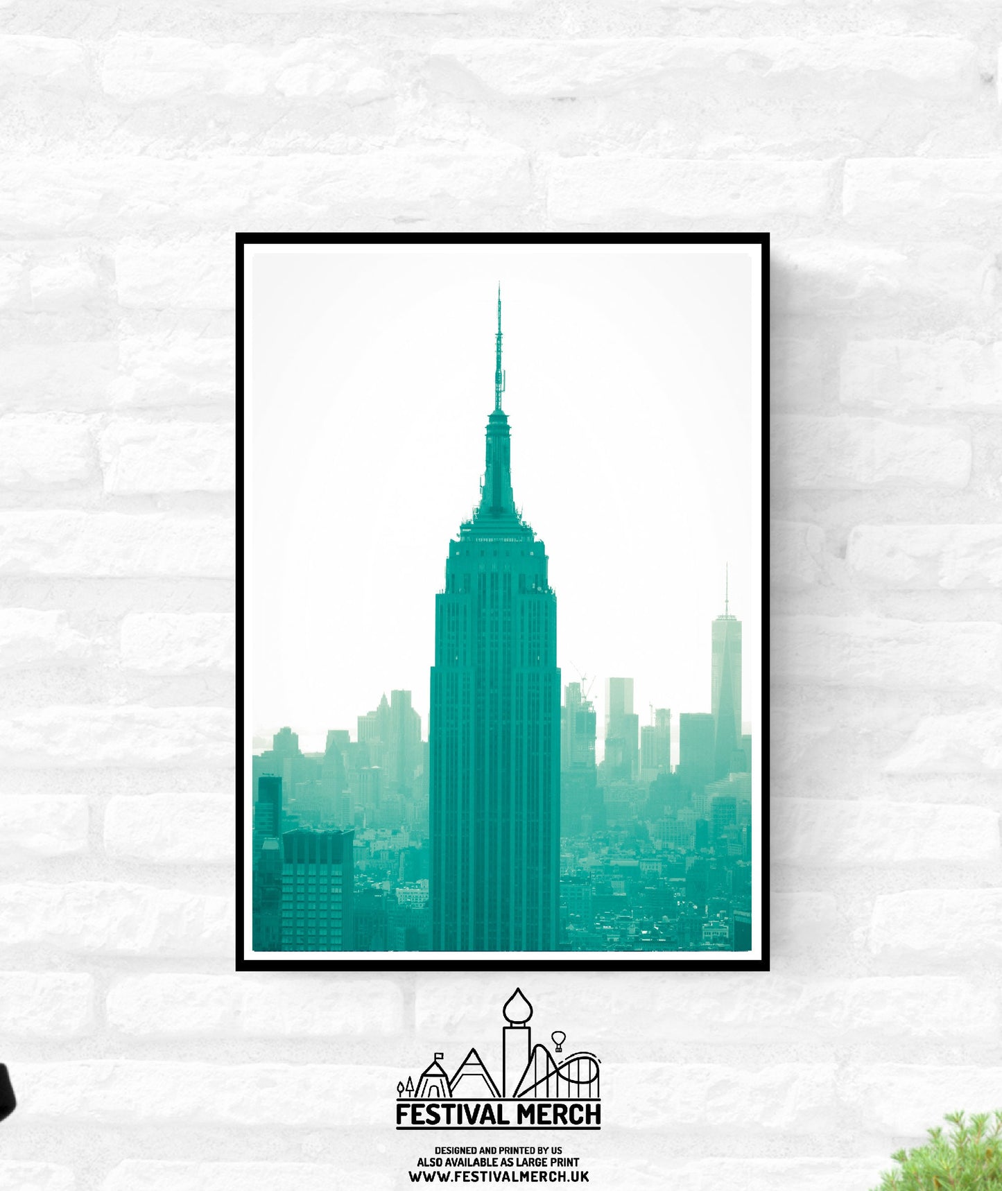 New York City Print - wall hanging home decor gift -  A4 A3 A2  - Festival Merch