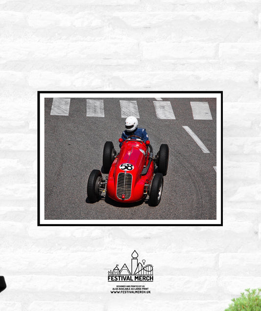 Monaco Race Circuit Print - Monaco Poster -  Grand Prix Historique  - Living room office home decor  - A4 A3 A2  - Festival Merch