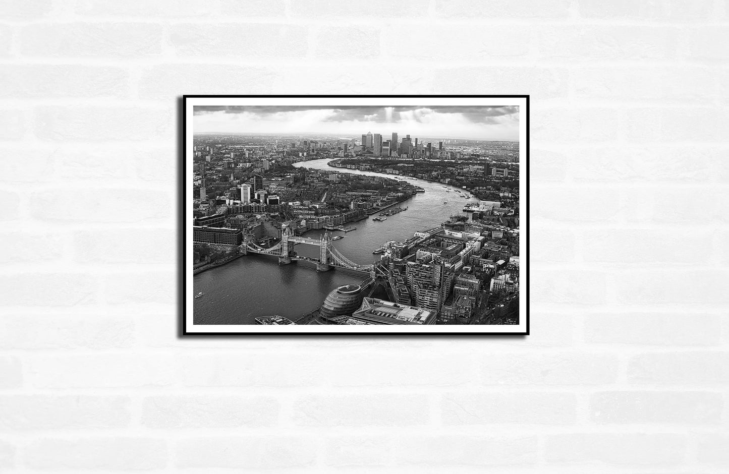 London Premium Travel Prints View of London - Tower of London Wall hangings home decor Art - Black and white - A4 A3 A2 - Festival Merch