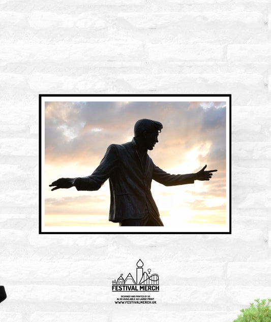 Billy Fury Liverpool Print - Premium Quality - A4 A3 A2 - Black and White - Beatles Albert Docks Cavern Club - Festival Merch