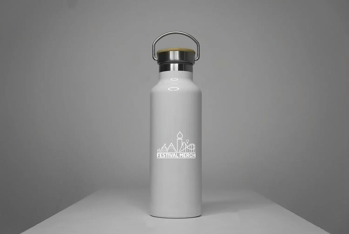 Glastonbury Festival Inspired Water Bottle (Unofficial) - Festival Pyramid Stage Glasto - music festival Premium Quality - Festival Merch
