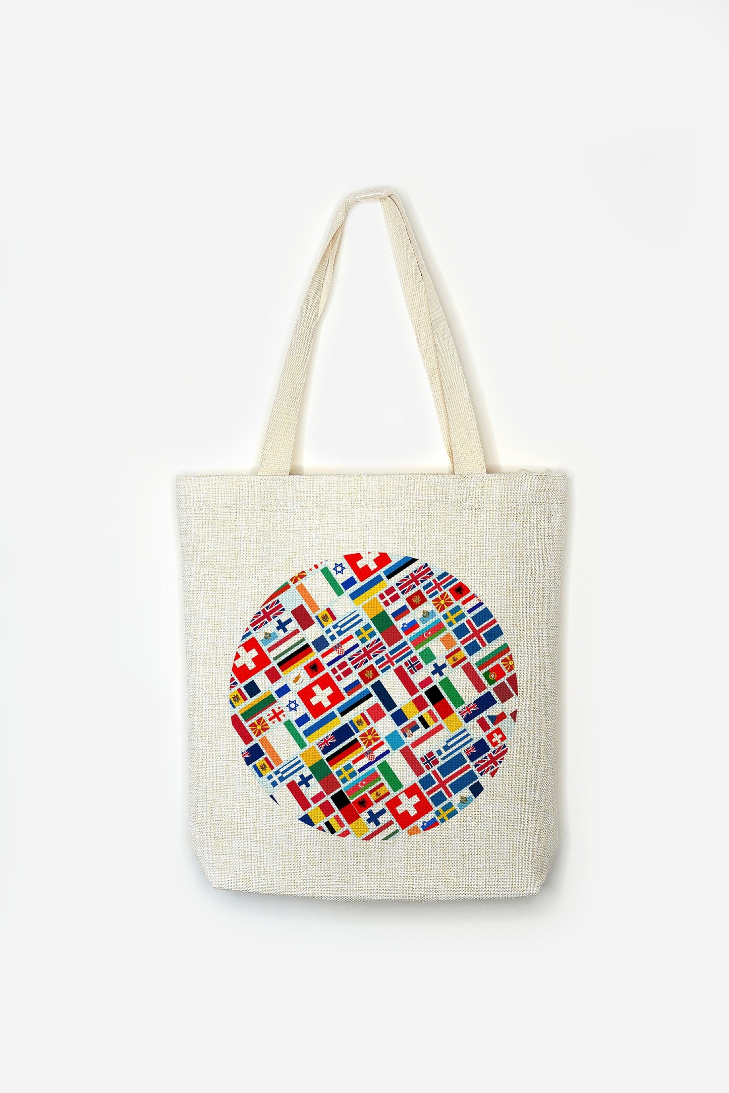 Eurovision Inspired Premium Quality Tote Bag - European flags Song Contest Party - Festival Merch