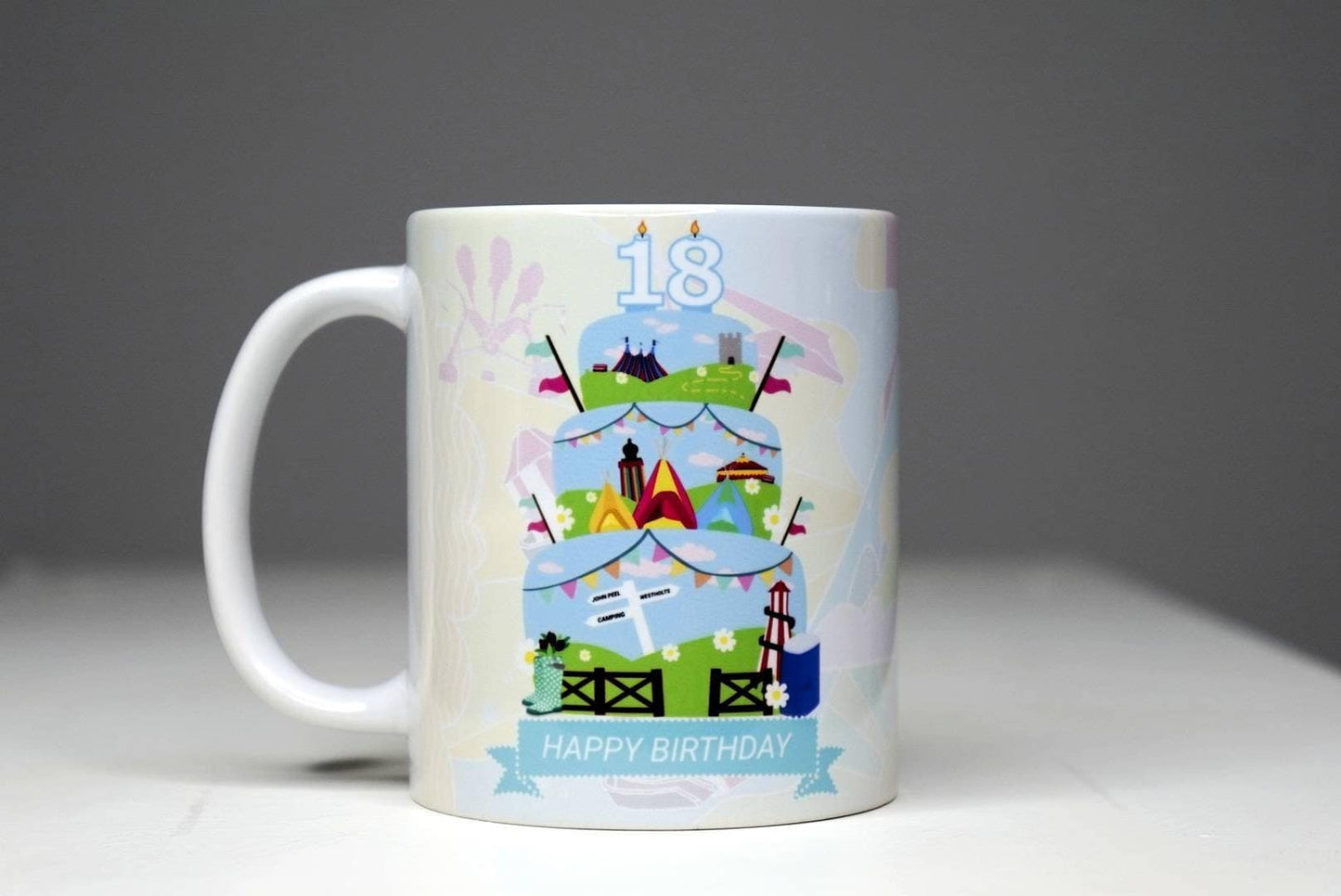 Personalised Glastonbury Festival Mug Inspired (Unofficial) - 11oz Glasto Birthday Christmas gift ideas Music Festival - Festival Merch