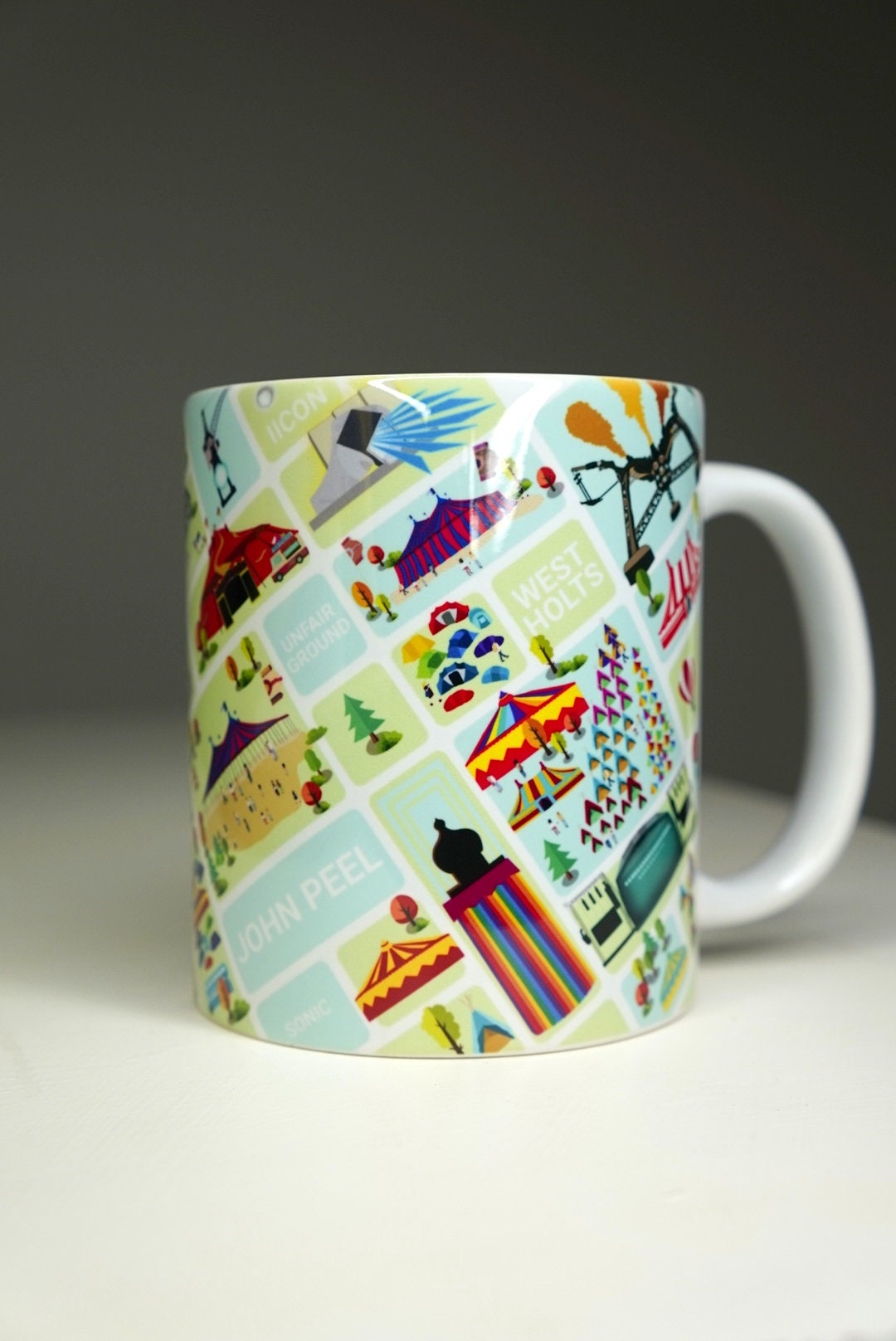 11oz Glastonbury Festival Mug Inspired (Unofficial) - Glasto Birthday Christmas gift ideas - Festival Merch