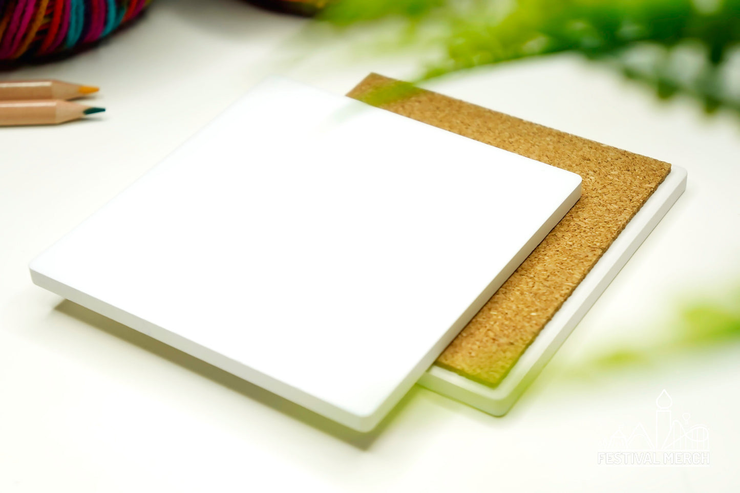 Funny Christmas Coaster - Personalised gift - Drunk Santa - Festive AF - Secret santa Stocking Filler - Winter Gift