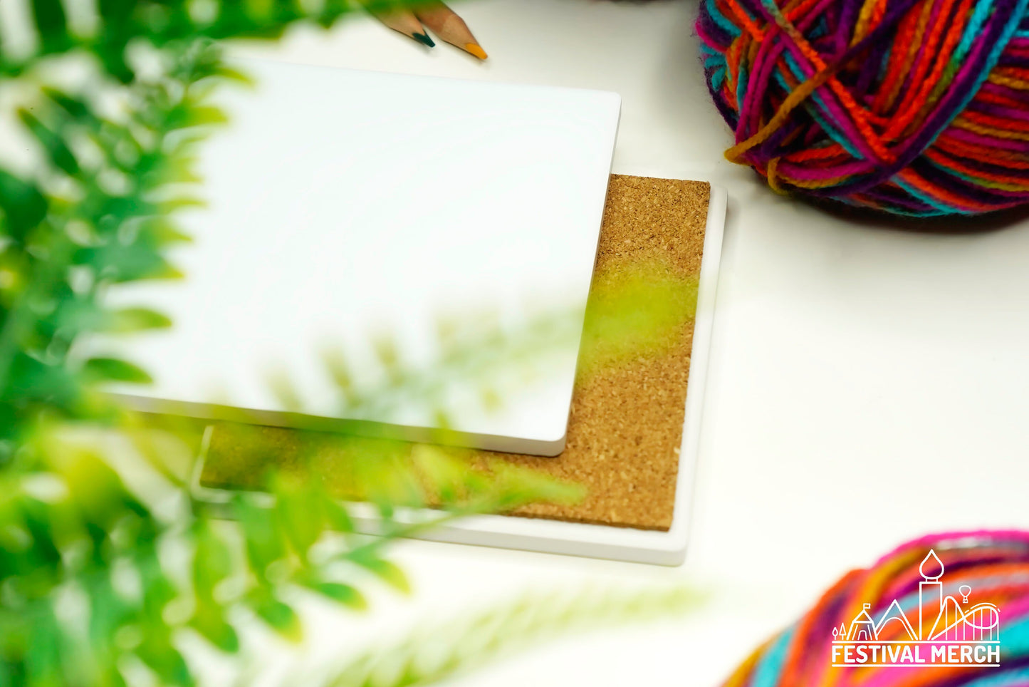 Funny Christmas Coaster - Personalised gift - Drunk Santa - Festive AF - Secret santa Stocking Filler - Winter Gift