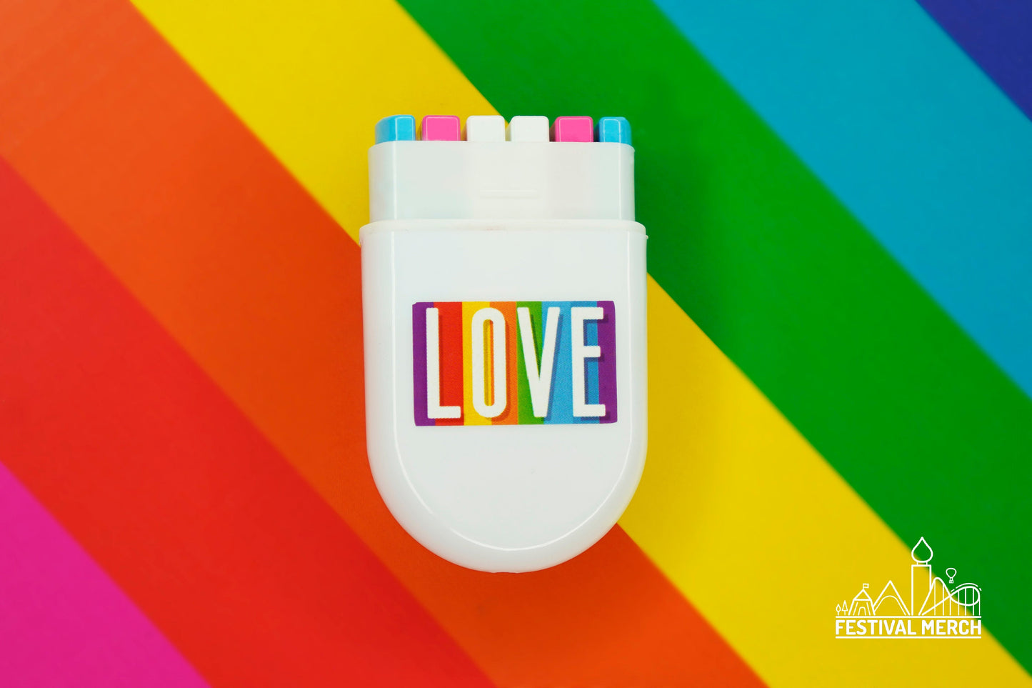 Transgender Flag Face Paint - Trans Fan Brush - glide along your face - Rainbow Pride Flag LGBT Festival Make up Party Costume Gift