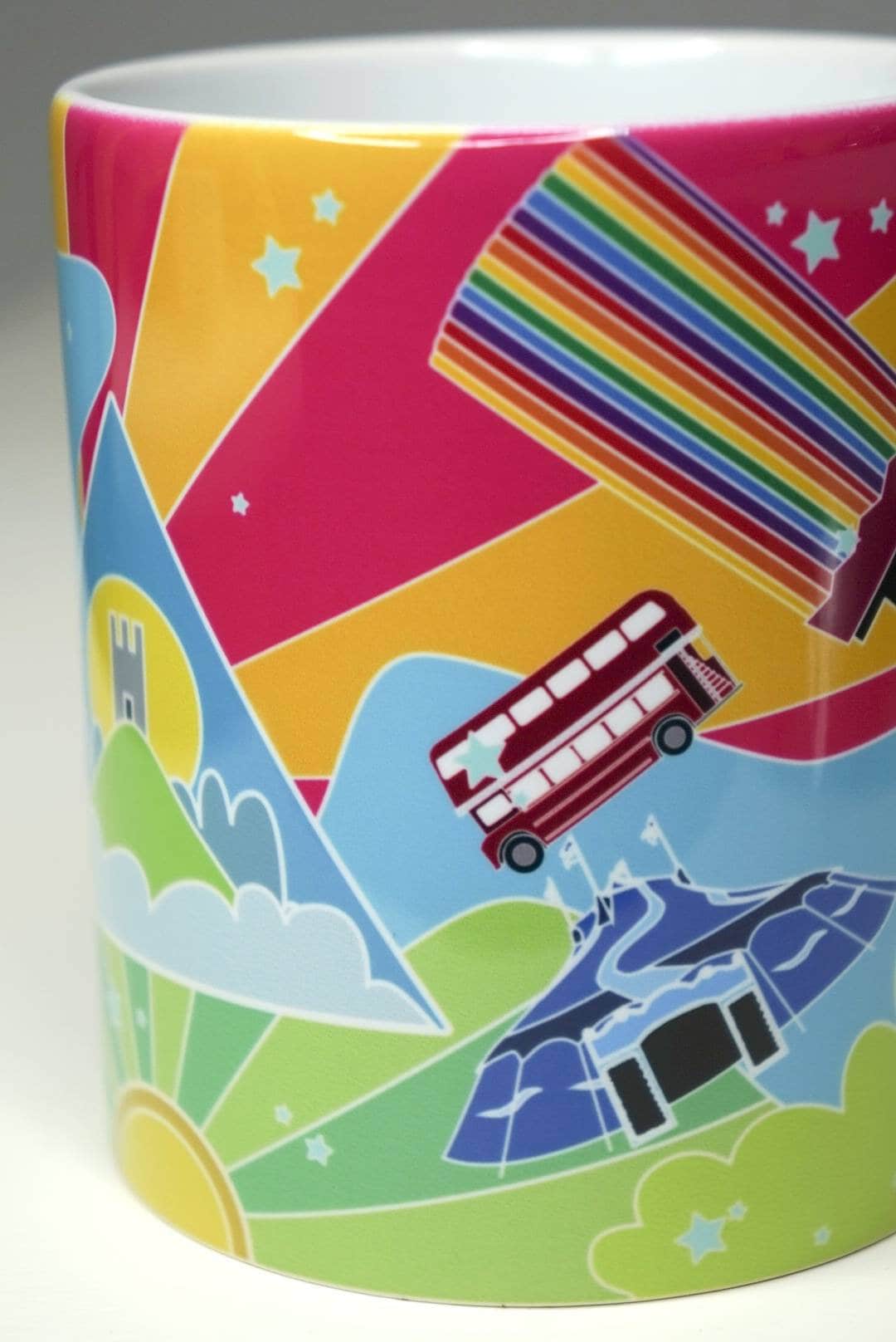 11oz Glastonbury Festival Mug Inspired (Unofficial) - Glasto Birthday Christmas gift ideas Music Festival - Festival Merch