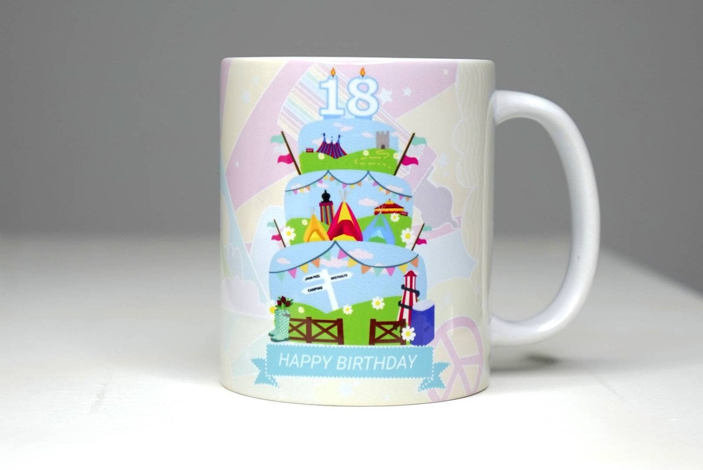 Personalised Glastonbury Festival Mug Inspired (Unofficial) - 11oz Glasto Birthday Christmas gift ideas Music Festival - Festival Merch