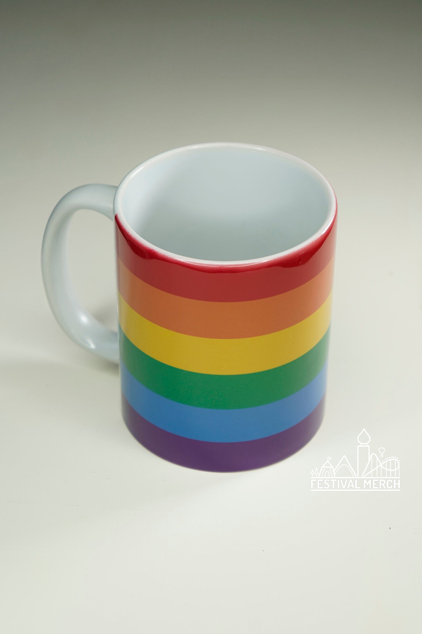 Rainbow Flag Mug (Any Flags available) Discreet Packaging! - Pride gift - LGBT Lesbian Gay Bi ally Transgender - Festival Merch