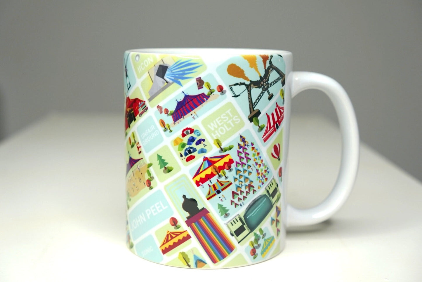11oz Glastonbury Festival Mug Inspired (Unofficial) - Glasto Birthday Christmas gift ideas - Festival Merch