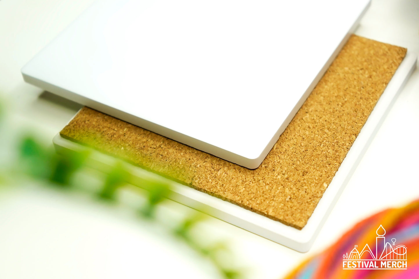 Funny Christmas Coaster - Personalised gift - Drunk Santa - Festive AF - Secret santa Stocking Filler - Winter Gift