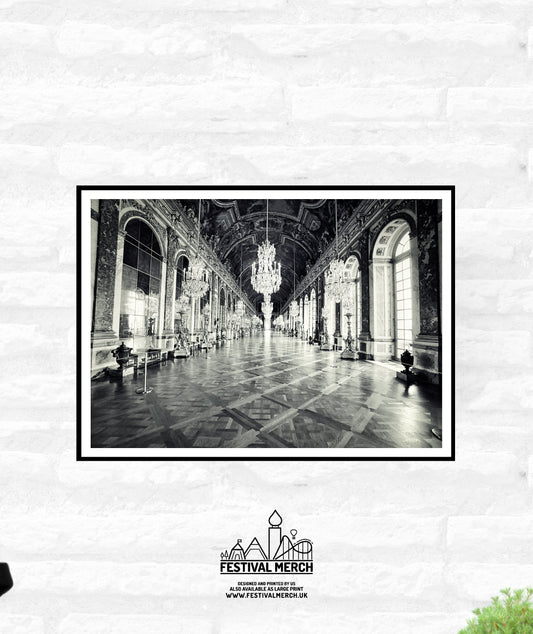 5 Palace of Versailles Prints - Hall of Mirrors Photography - France travel print - Office Home Decor - A4 A3 A2 - Festival Merch