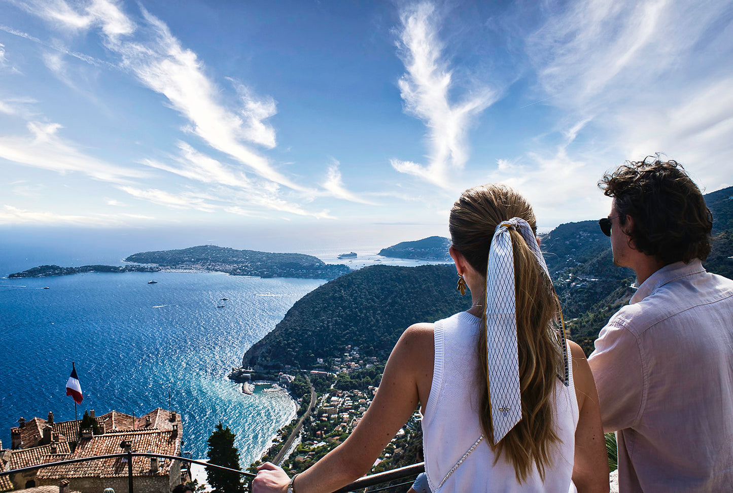 3 Eze View from Above - France Travel Print - French Riviera Holiday photography  - Airbnb Office Home Decor - A4 A3 A2 - Festival Merch