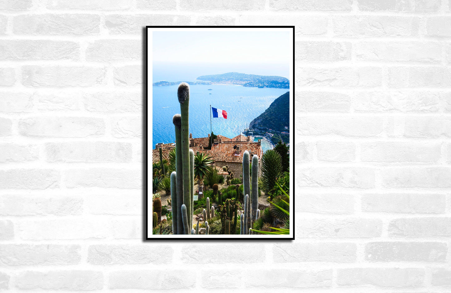3 Eze View from Above - France Travel Print - French Riviera Holiday photography  - Airbnb Office Home Decor - A4 A3 A2 - Festival Merch