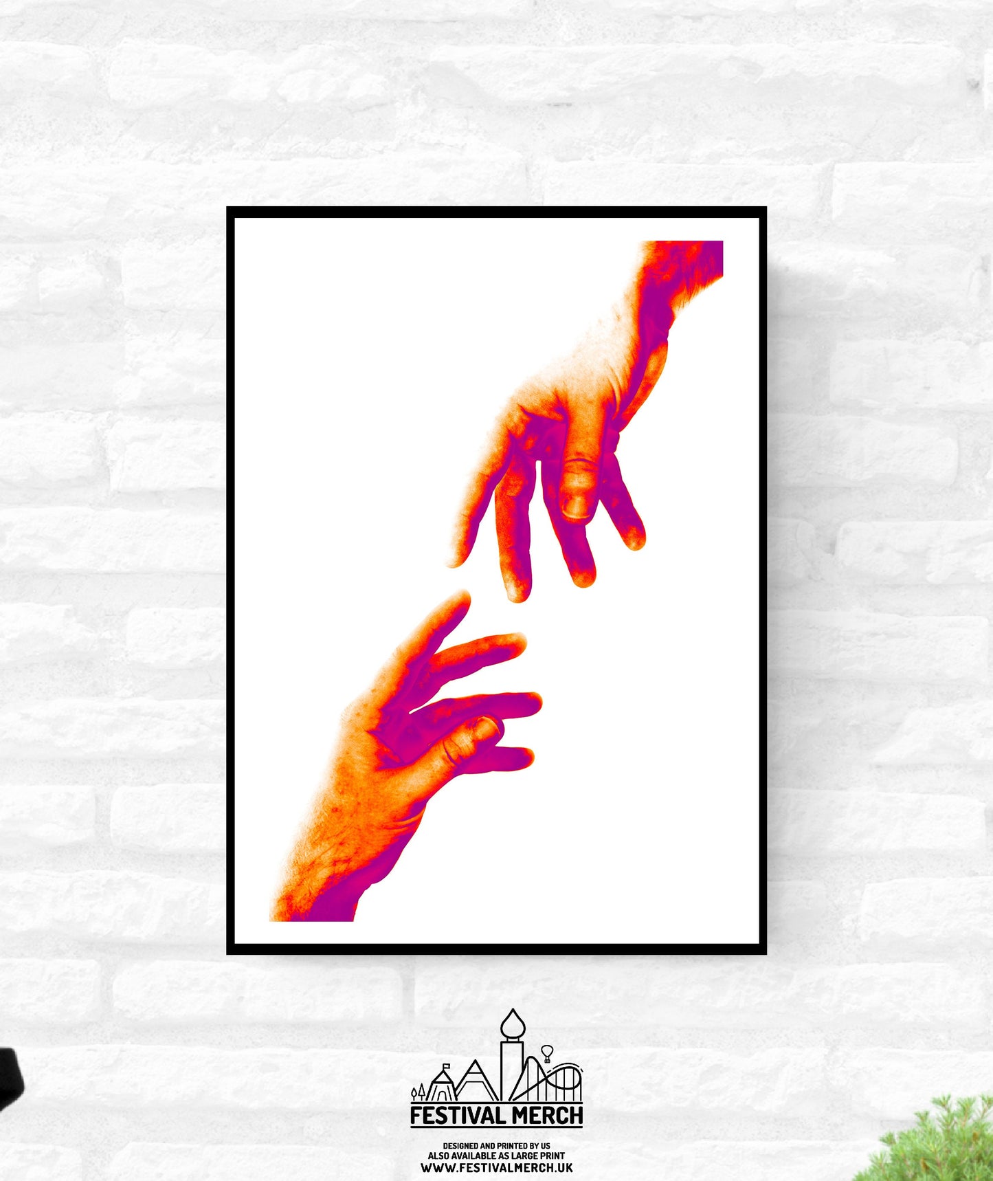 Heartstopper inspired Rainbow Print hands Photography -  LGBTQI Pride Wall art - Gay Bi Lesbian Transgender Flag - A4 A3 A2 - Festival Merch