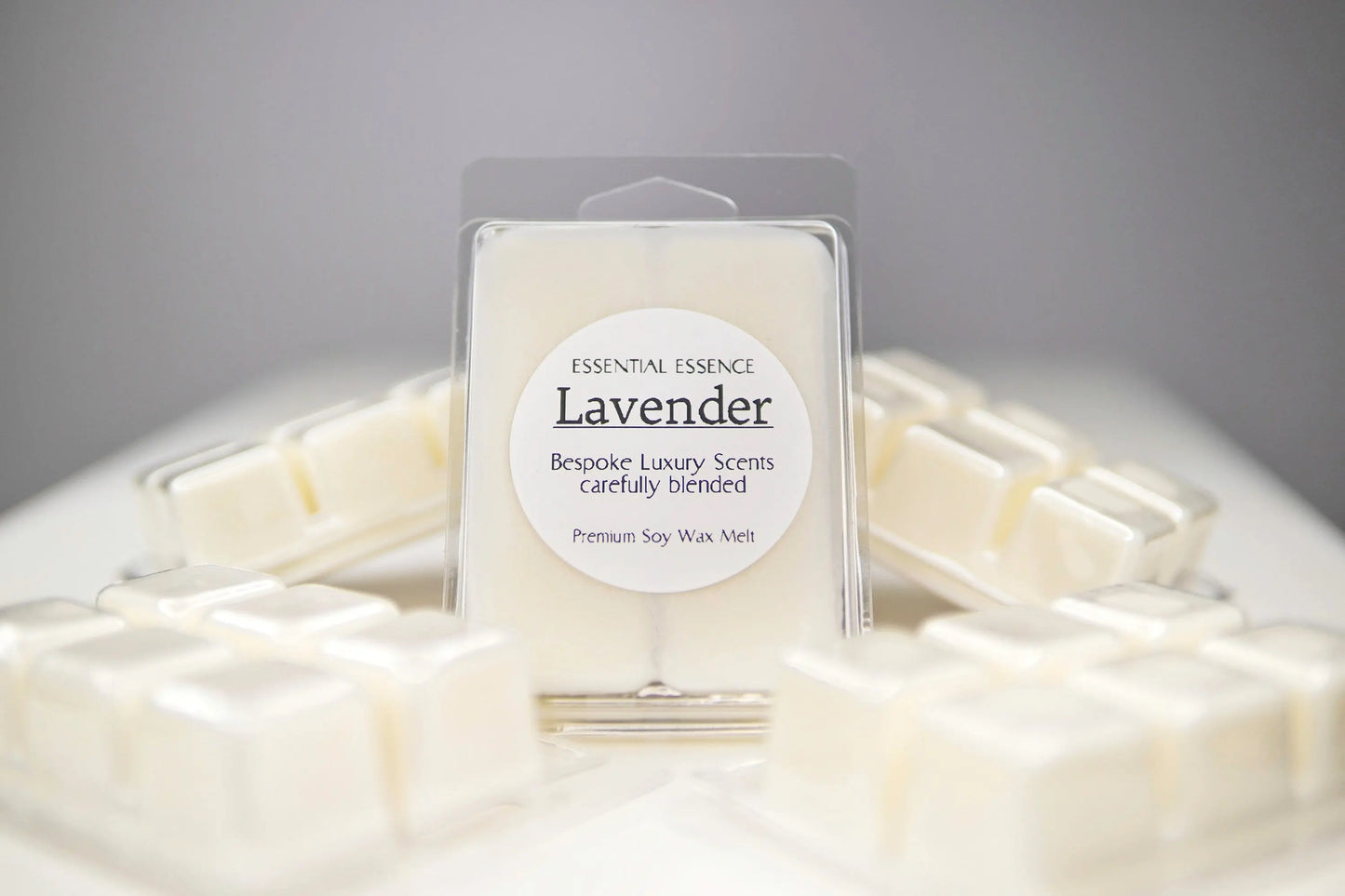 Lavender Wax Melt by Essential Essence™ - Therapeutic grade Essential Oil used - aromatherapy - Clamshell 6 large segments