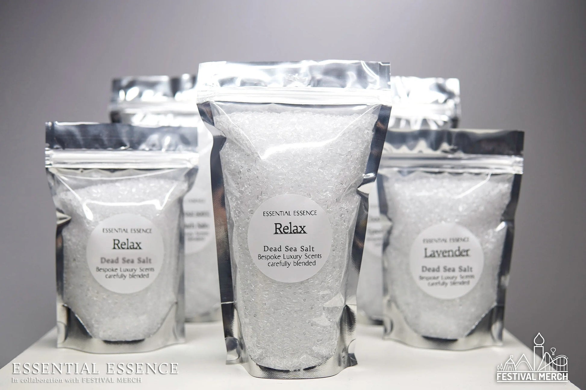 100% Pure Dead Sea Salt with 22 Essential Oils Available for Bathing & Scrubs - Premium Grade Essential Oils - by Essential Essence™