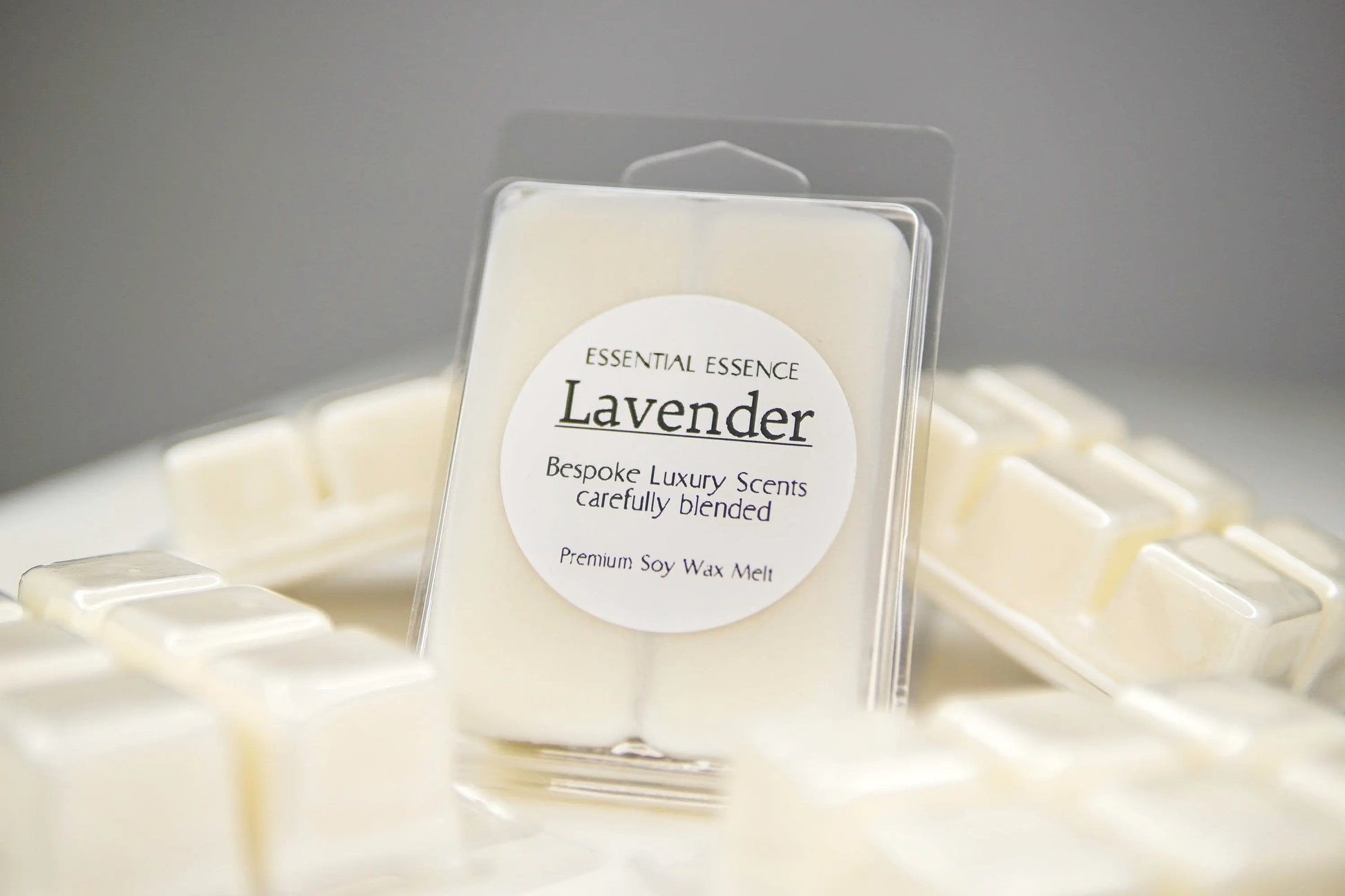 Lavender Wax Melt by Essential Essence™ - Therapeutic grade Essential Oil used - aromatherapy - Clamshell 6 large segments