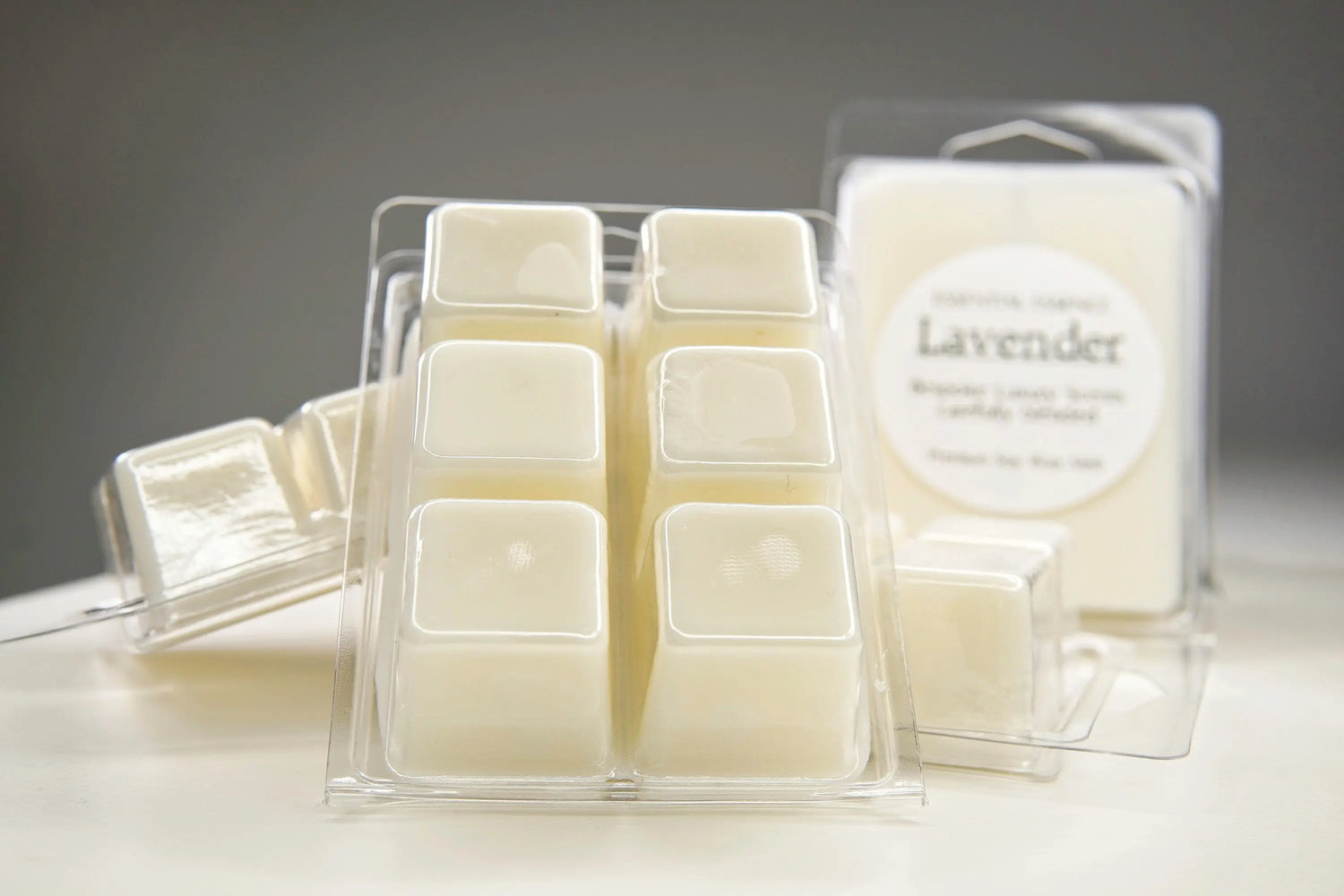 Lavender Wax Melt by Essential Essence™ - Therapeutic grade Essential Oil used - aromatherapy - Clamshell 6 large segments