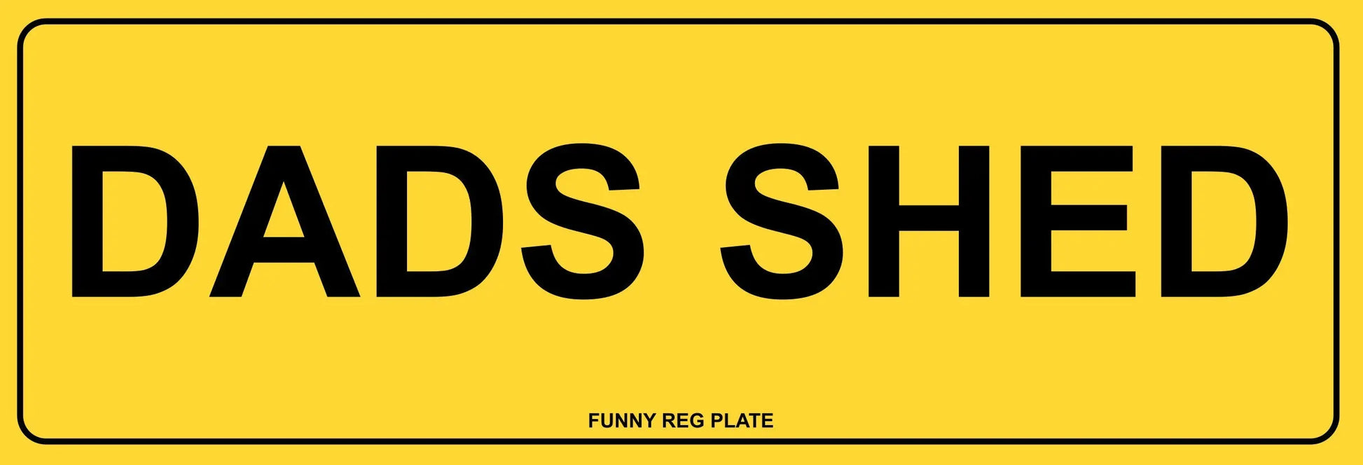 Personalised Metal Size - Any words / Any Names - Funny Reg Number Plate Metal Sign (0.5mm Thick) - Not valid on UK roads - Festival Merch