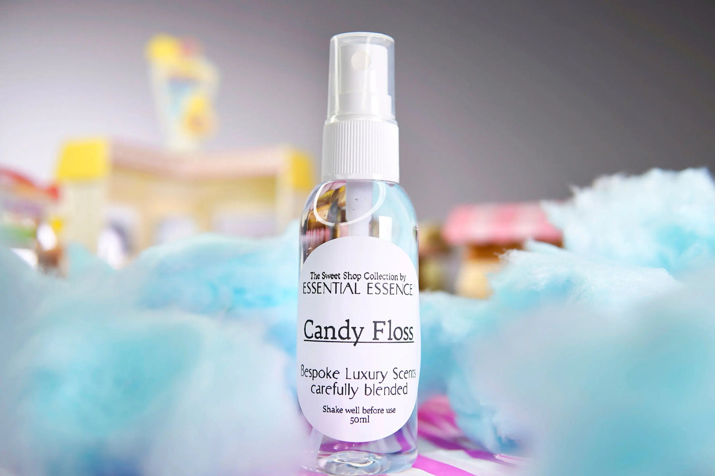 Candy Floss Room Spray - Pillow Mist - Linen Spray 50ml 5ml Premium Fragrance Oil by Essential Essence™