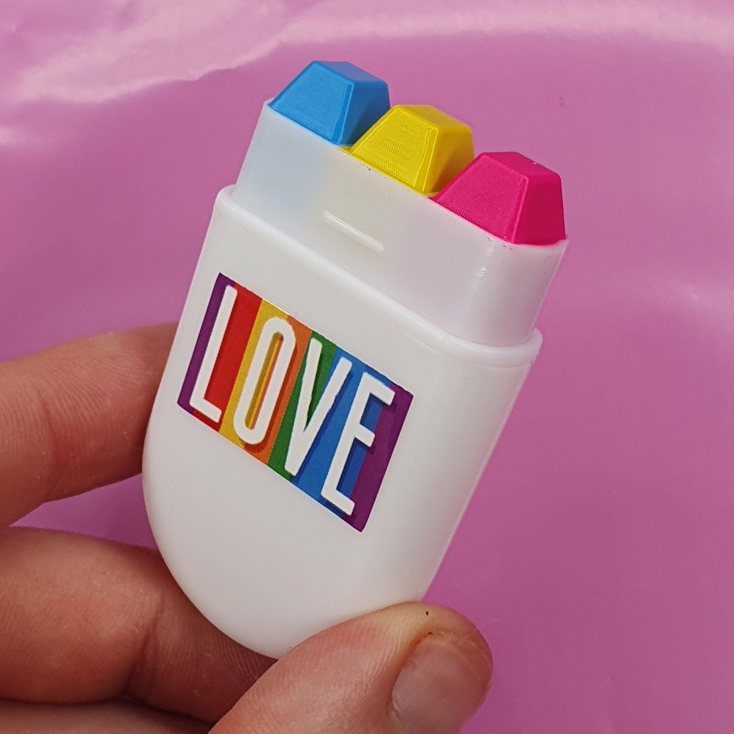 Pansexual Flag Face Paint Rainbow Fan Brush Face Paint - glide along your face - Pride Flag LGBT pansexual Festival Make up Party Gift pan