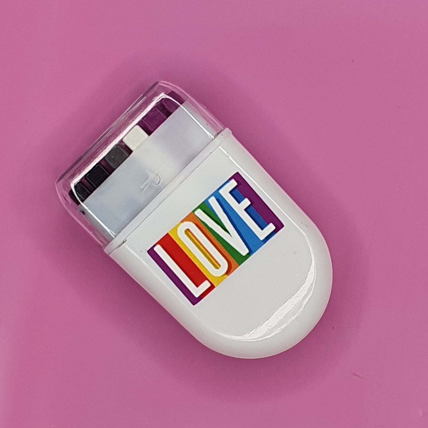 A Sexual Flag Face Paint Rainbow Fan Brush Face Paint - glide along your face - Pride Flag LGBT pansexual Festival Make up Party Gift Ace