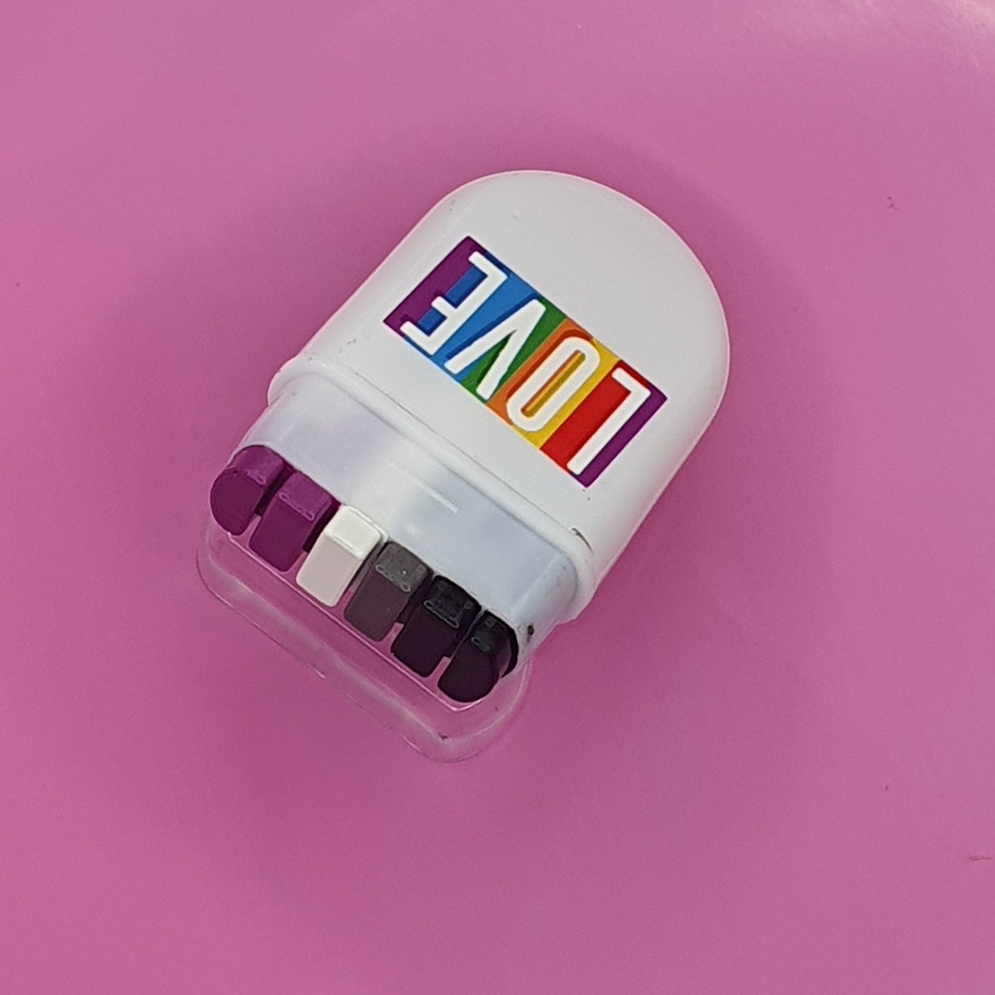 A Sexual Flag Face Paint Rainbow Fan Brush Face Paint - glide along your face - Pride Flag LGBT pansexual Festival Make up Party Gift Ace